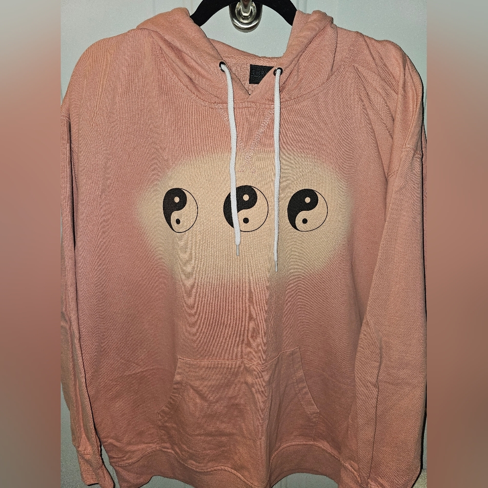 Large Pink Empyre YingYang Hoodie